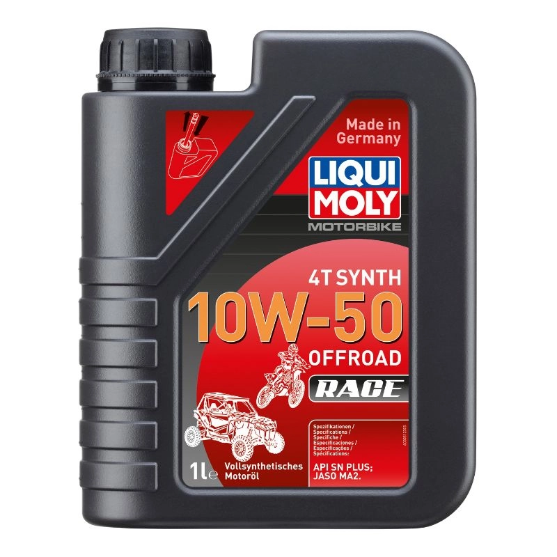 DẦU NHỚT ĐỘNG CƠ XE MÁY LIQUI MOLY (MOTORBIKE 4T SYNTH 10W-50 OFFROAD RACE 1L) - 3051