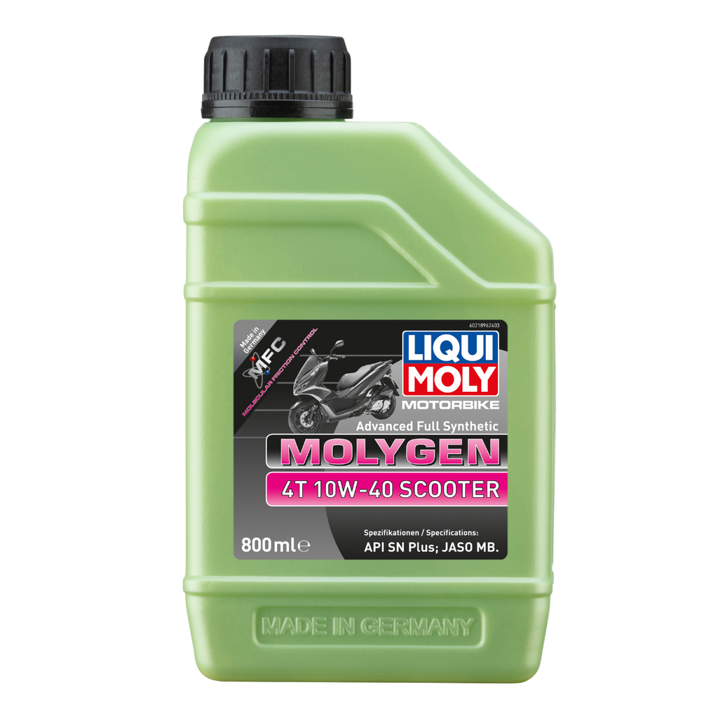 DẦU NHỚT ĐỘNG CƠ XE TAY GA LIQUI MOLY (MOTORBIKE 4T 10W-40 MOLYGEN SCOOTER 800ML) - 21896