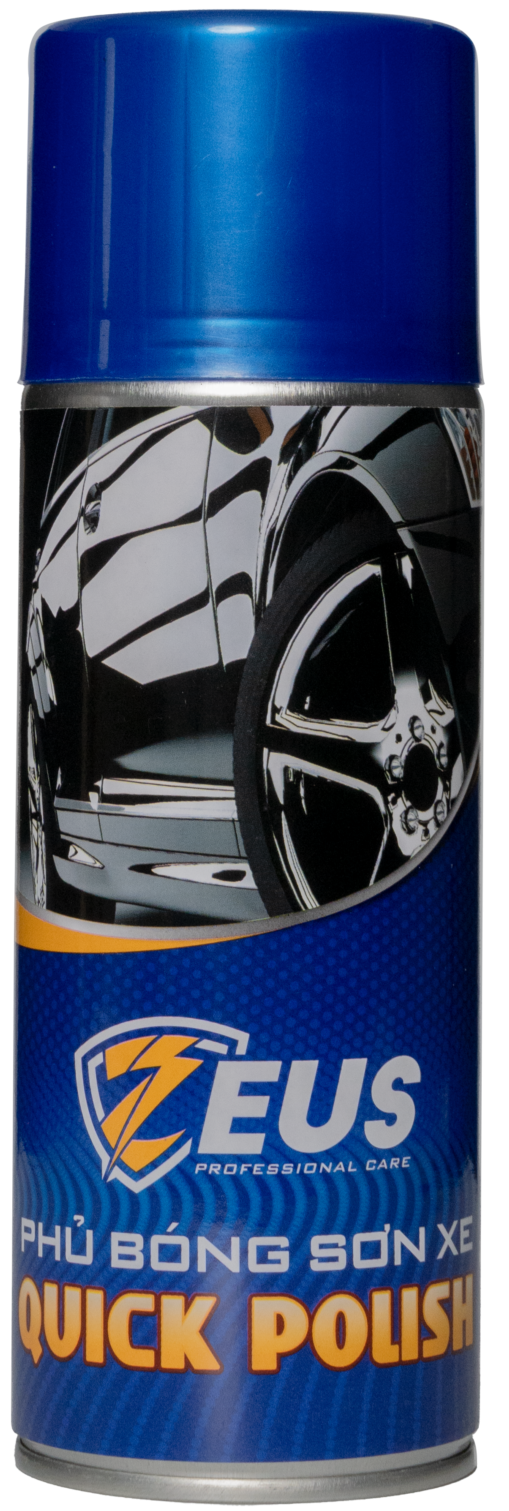 Xịt phủ bóng sơn xe Zeus Quick Polish 400ml